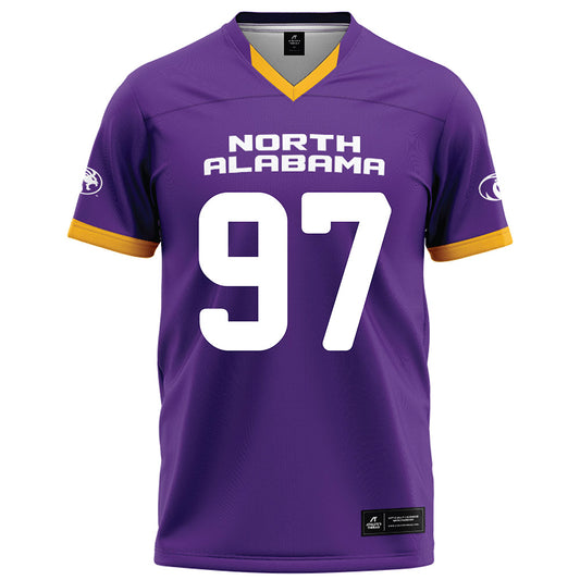 North Alabama - NCAA Football : Trace Allen - Purple Football Jersey-0
