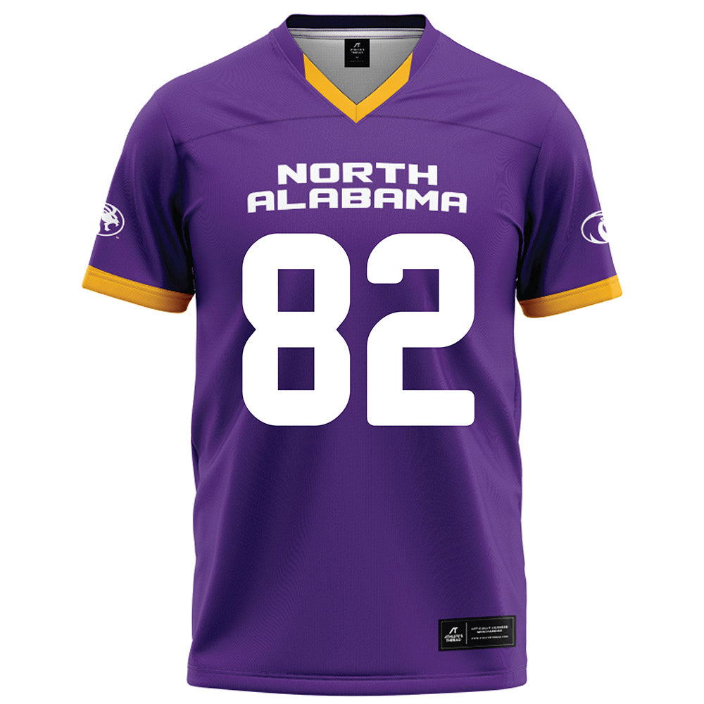 North Alabama - NCAA Football : Clint Houser - Purple Football Jersey-0