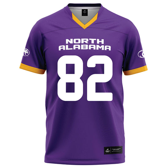 North Alabama - NCAA Football : Clint Houser - Purple Football Jersey-0