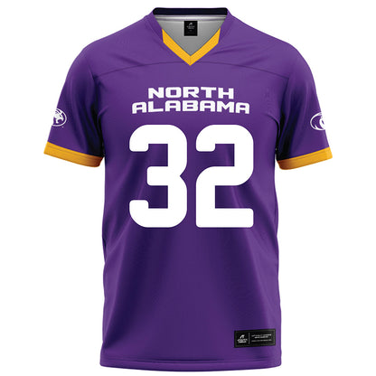 North Alabama - NCAA Football : Roderick Taylor - Purple Football Jersey-0