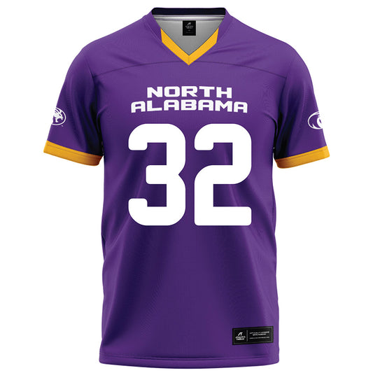 North Alabama - NCAA Football : Roderick Taylor - Purple Football Jersey-0