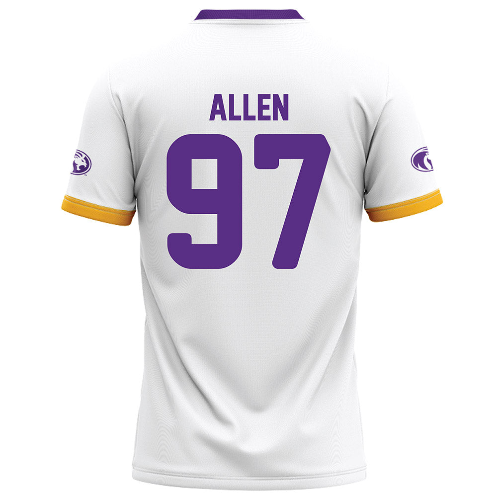 North Alabama - NCAA Football : Trace Allen - White Football Jersey-1