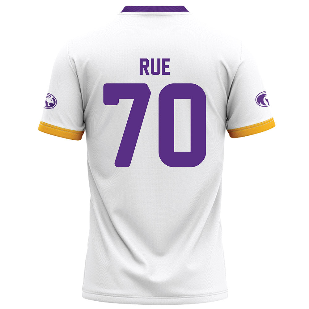 North Alabama - NCAA Football : Isaac Rue - White Football Jersey-1