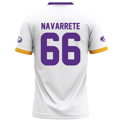 North Alabama - NCAA Football : Julian Navarrete - White Football Jersey-1