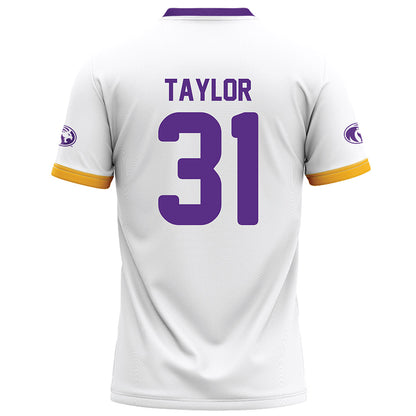 North Alabama - NCAA Football : John Taylor - White Football Jersey-1