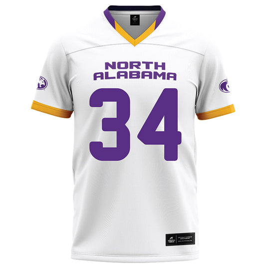 North Alabama - NCAA Football : Anthony Young - White Football Jersey-0