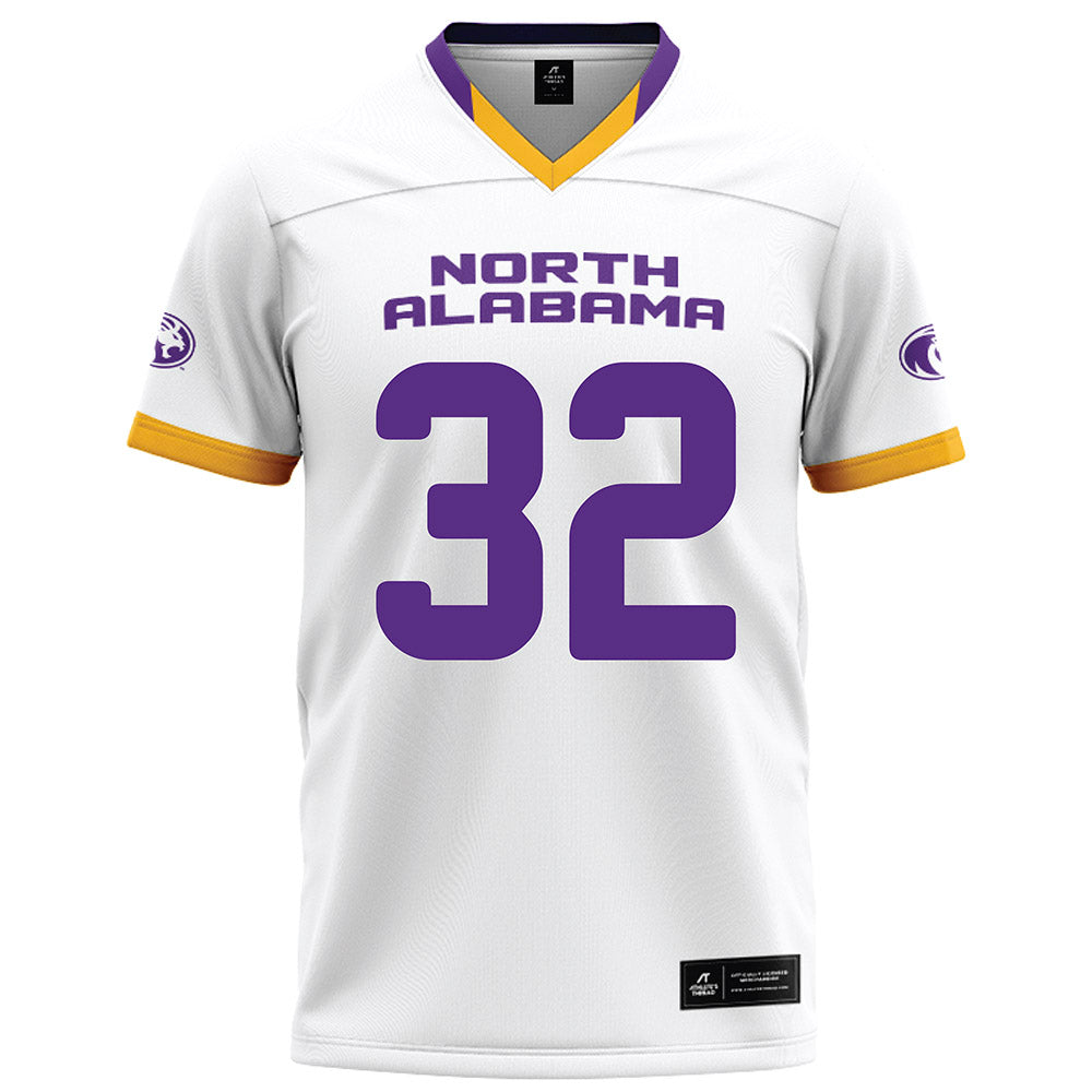 North Alabama - NCAA Football : Roderick Taylor - White Football Jersey-0