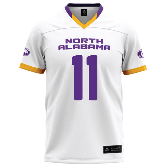 North Alabama - NCAA Football : Jalyn Daniels - White Football Jersey-0