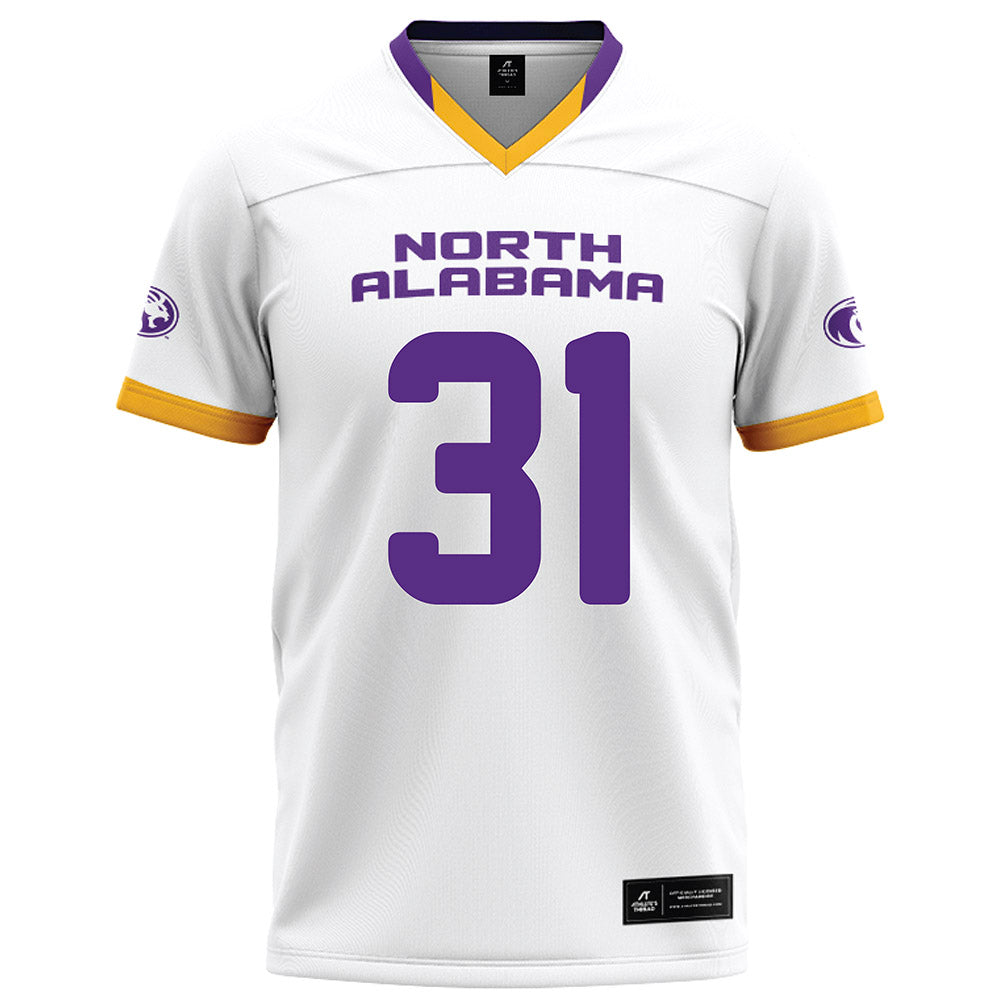 North Alabama - NCAA Football : Treyvon Avery - White Football Jersey-0
