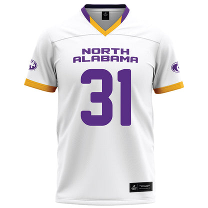 North Alabama - NCAA Football : Treyvon Avery - White Football Jersey-0