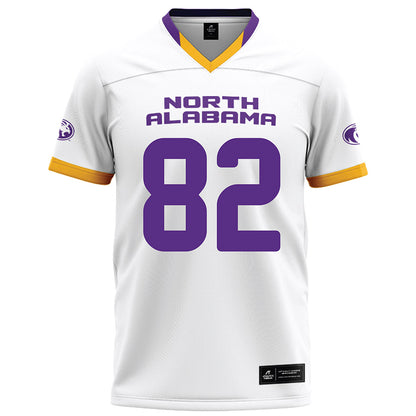 North Alabama - NCAA Football : Clint Houser - White Football Jersey-0