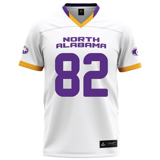 North Alabama - NCAA Football : Clint Houser - White Football Jersey-0