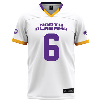 North Alabama - NCAA Football : Avery Howard - White Football Jersey-0
