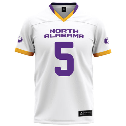 North Alabama - NCAA Football : Destin Wade - White Football Jersey-0