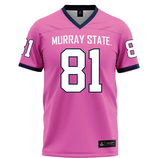 Murray State - NCAA Football : Reece Hunt - Pink Football Jersey-0