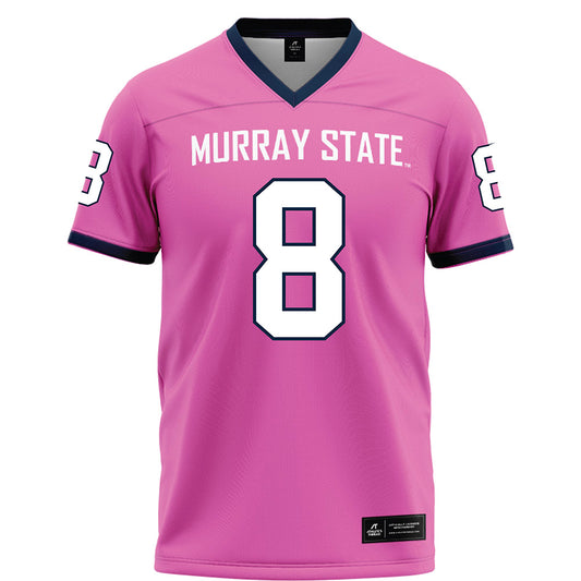 Murray State - NCAA Football : Jalen Richmond - Pink Football Jersey-0