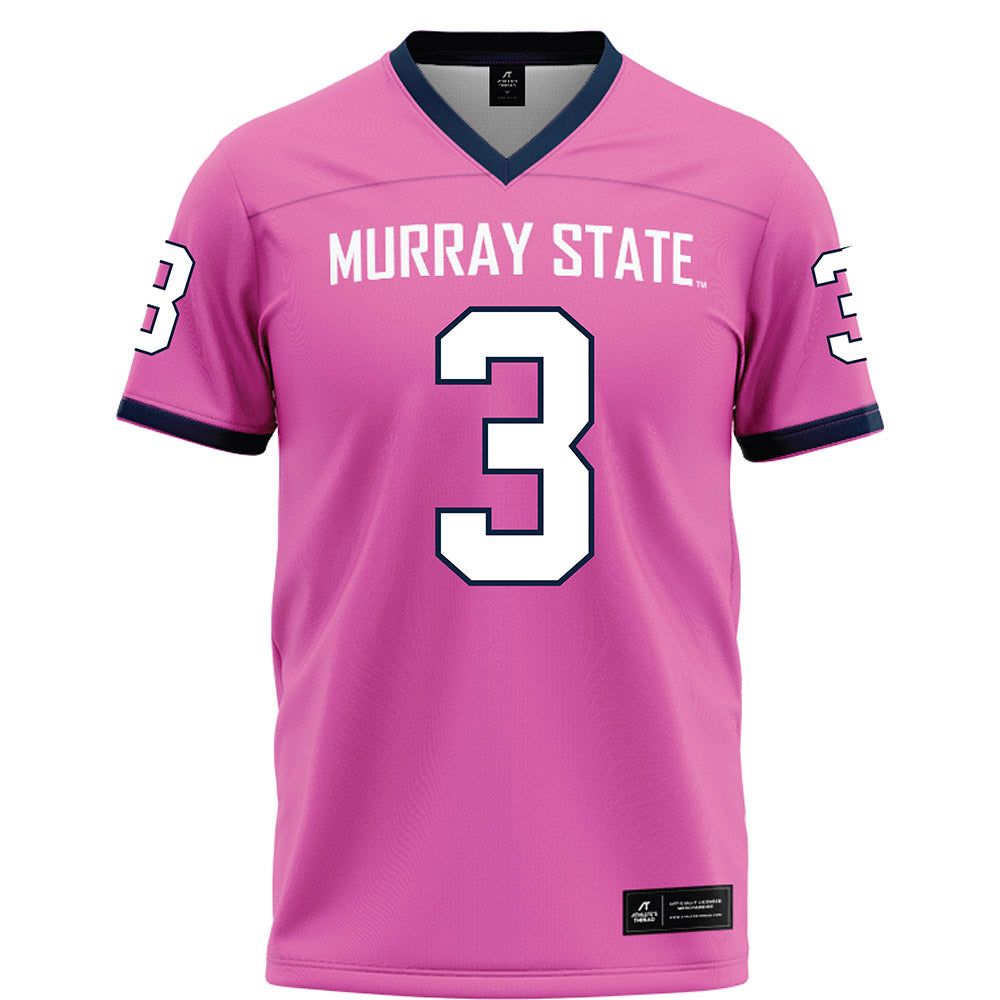 Murray State - NCAA Football : baxter wright - Pink Football Jersey-0