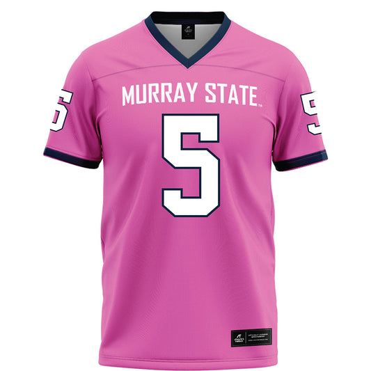 Murray State - NCAA Football : Tyrell Campbell - Pink Football Jersey-0