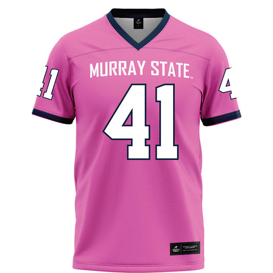 Murray State - NCAA Football : tyrece edwards - Pink Football Jersey