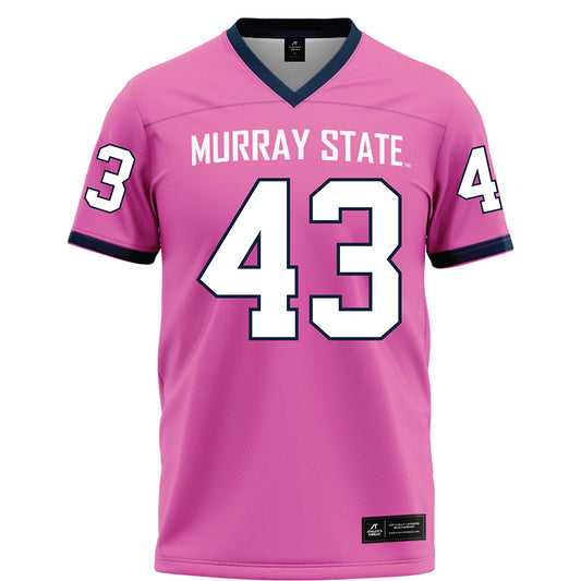 Murray State - NCAA Football : Liam Fordham - Pink Football Jersey-0