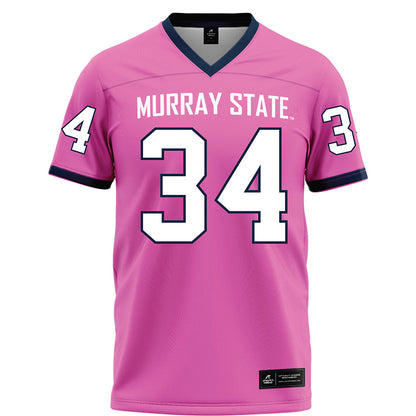 Murray State - NCAA Football : Caleb Ford - Pink Football Jersey-0
