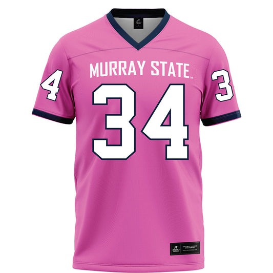 Murray State - NCAA Football : Caleb Ford - Pink Football Jersey-0