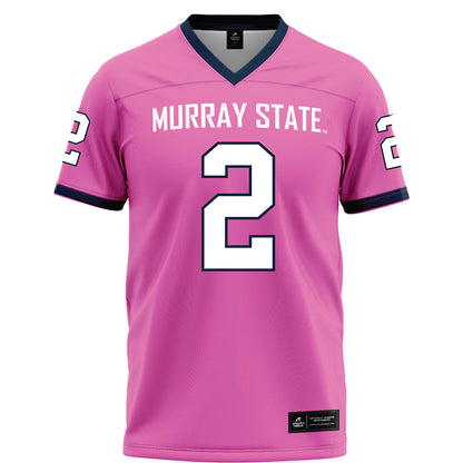 Murray State - NCAA Football : Taylor Cline - Pink Football Jersey-0