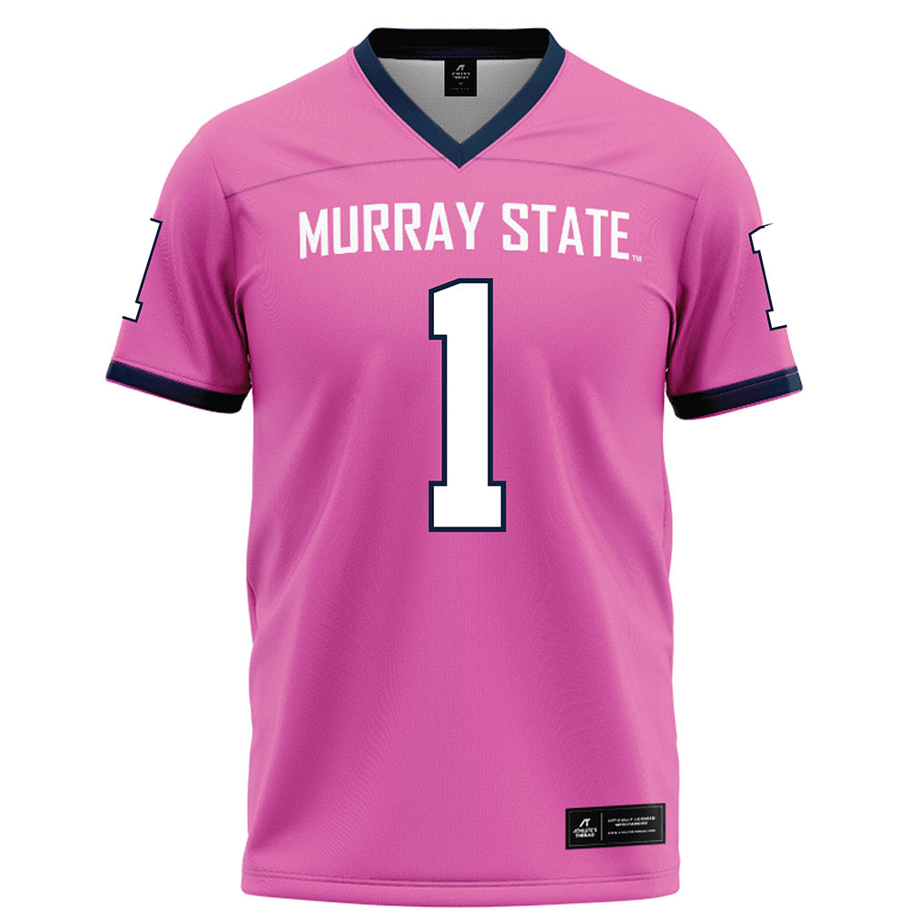Murray State - NCAA Football : Bryan Pulley - Pink Football Jersey-0