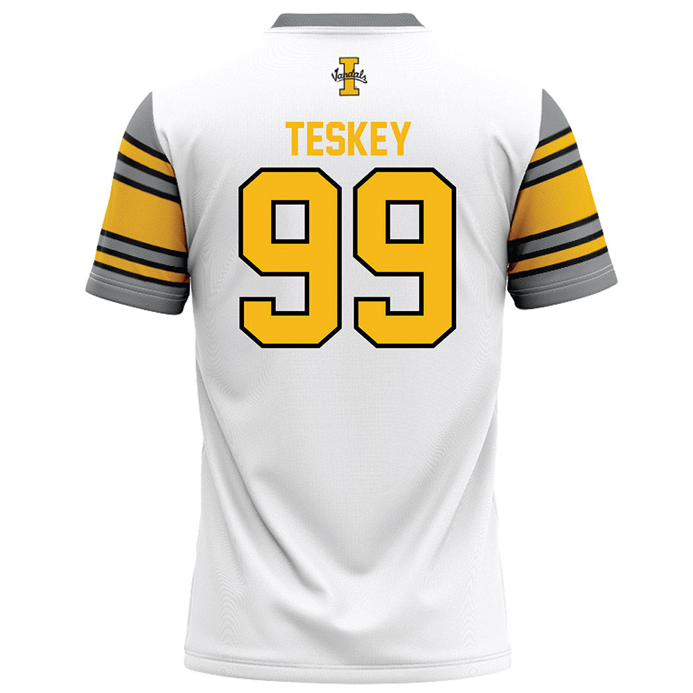 Idaho - NCAA Football : Luke Teskey - White Football Jersey-1