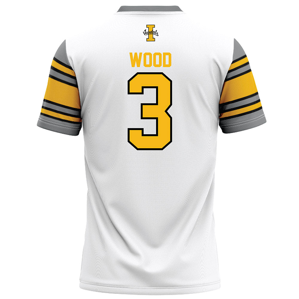Idaho - NCAA Football : Joshua Wood - White Football Jersey-1