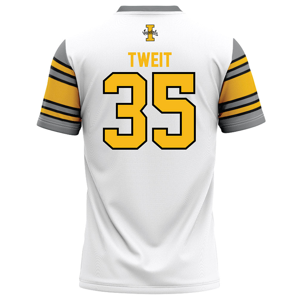 Idaho - NCAA Football : Nathan Tweit - White Football Jersey-1