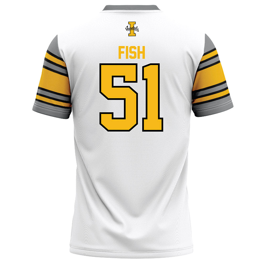 Idaho - NCAA Football : Shepard Fish - White Football Jersey-1