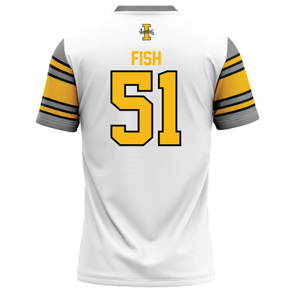 Idaho - NCAA Football : Shepard Fish - White Football Jersey-1