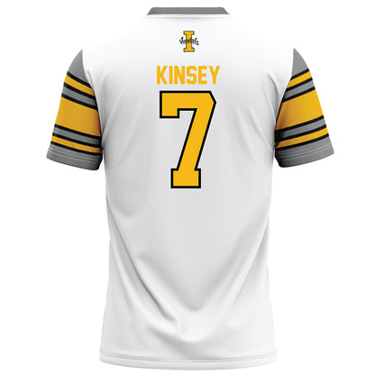 Idaho - NCAA Football : Aaron Kinsey - White Football Jersey-1