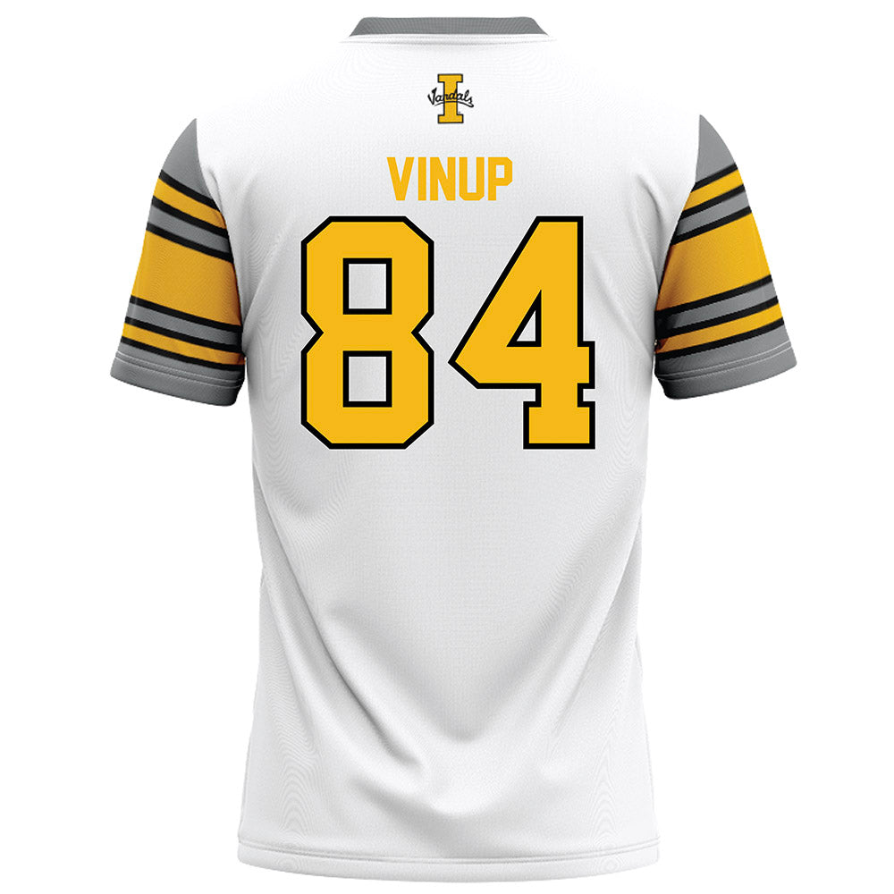 Idaho - NCAA Football : Joseph Vinup - White Football Jersey-1