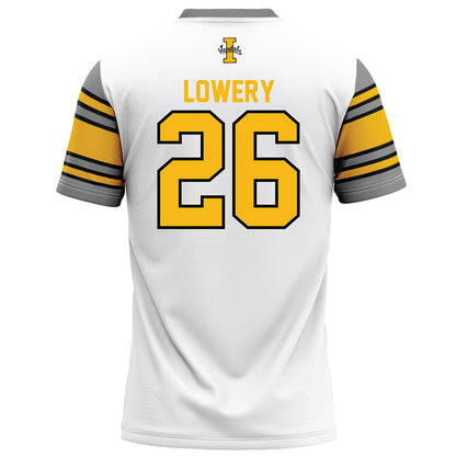 Idaho - NCAA Football : Tsiyown Lowery - White Football Jersey-1