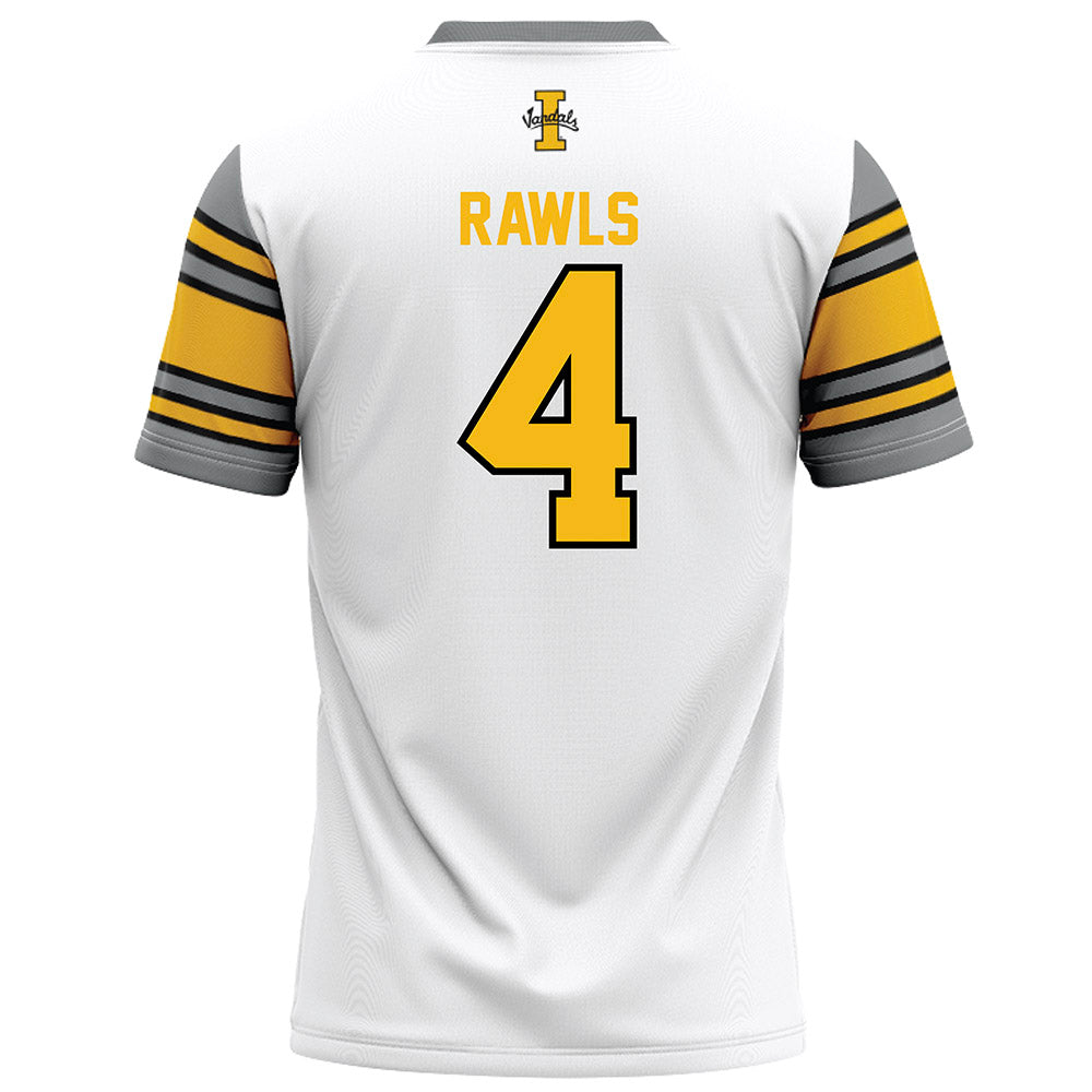 Idaho - NCAA Football : Khaled Rawls - White Football Jersey-1
