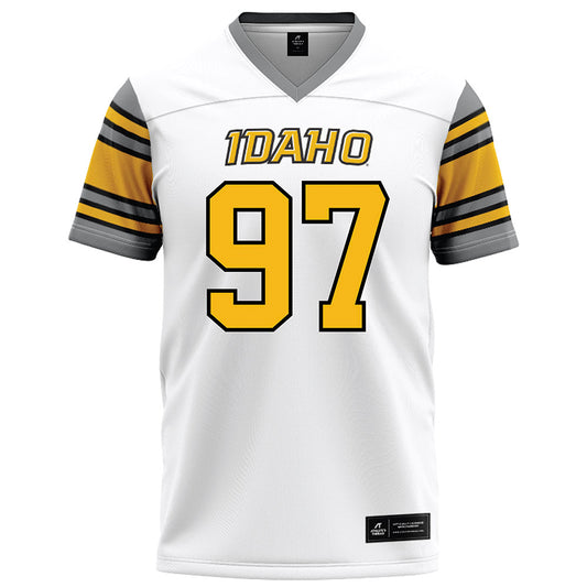 Idaho - NCAA Football : Freddy Lujan - White Football Jersey-0