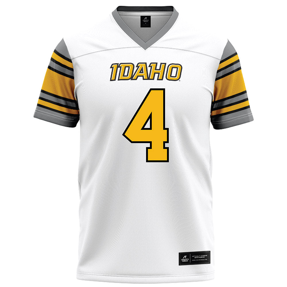 Idaho - NCAA Football : Khaled Rawls - White Football Jersey-0