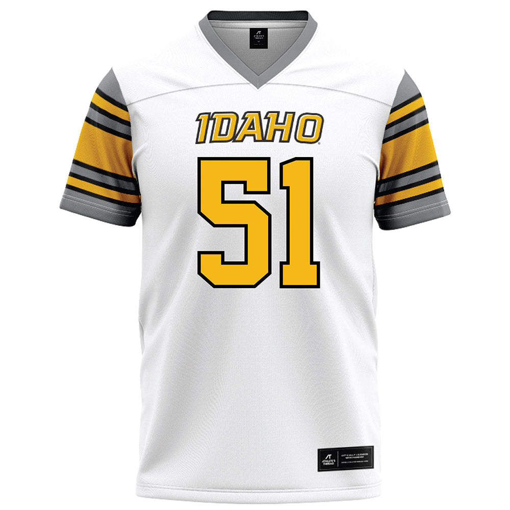 Idaho - NCAA Football : Shepard Fish - White Football Jersey-0