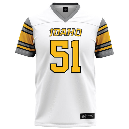 Idaho - NCAA Football : Shepard Fish - White Football Jersey-0