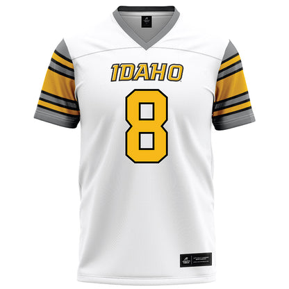 Idaho - NCAA Football : Tim Jackson - White Football Jersey-0