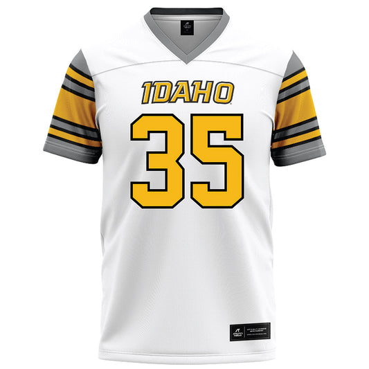 Idaho - NCAA Football : Nathan Tweit - White Football Jersey-0