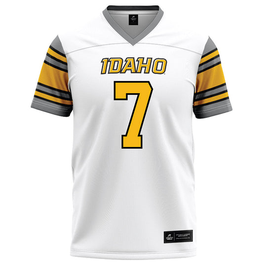 Idaho - NCAA Football : Aaron Kinsey - White Football Jersey-0