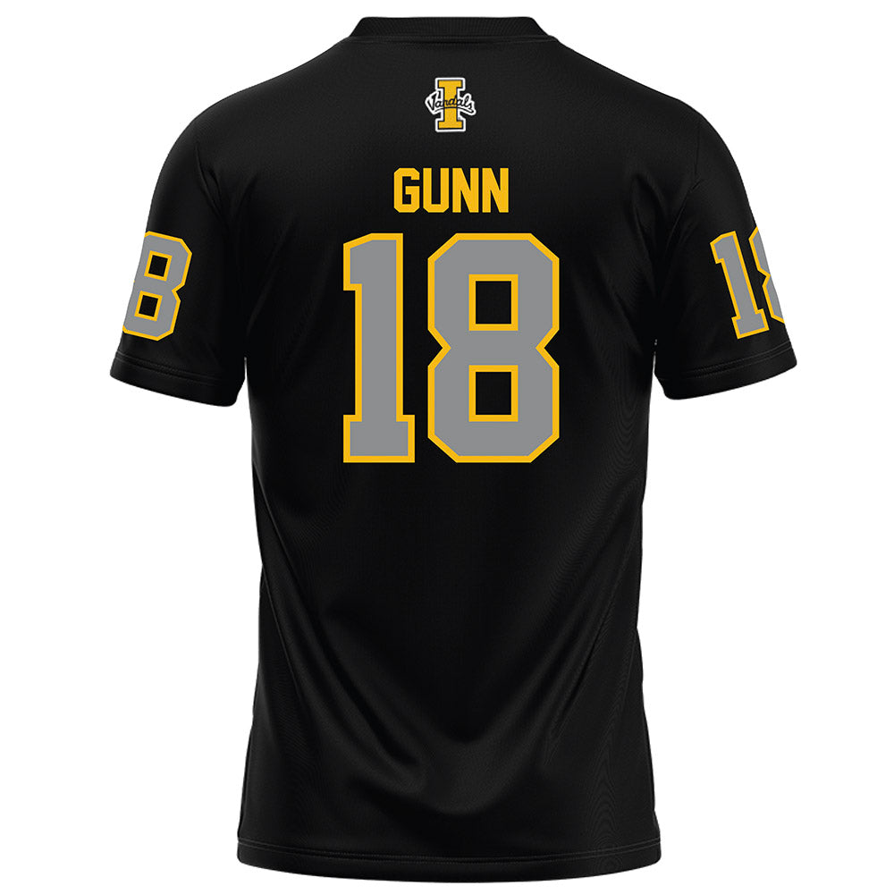 Idaho - NCAA Football : Deion Gunn - Black Football Jersey-1