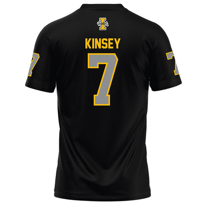 Idaho - NCAA Football : Aaron Kinsey - Black Football Jersey-1
