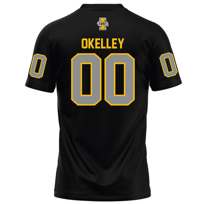 Idaho - NCAA Football : Nash Okelley - Black Football Jersey-1