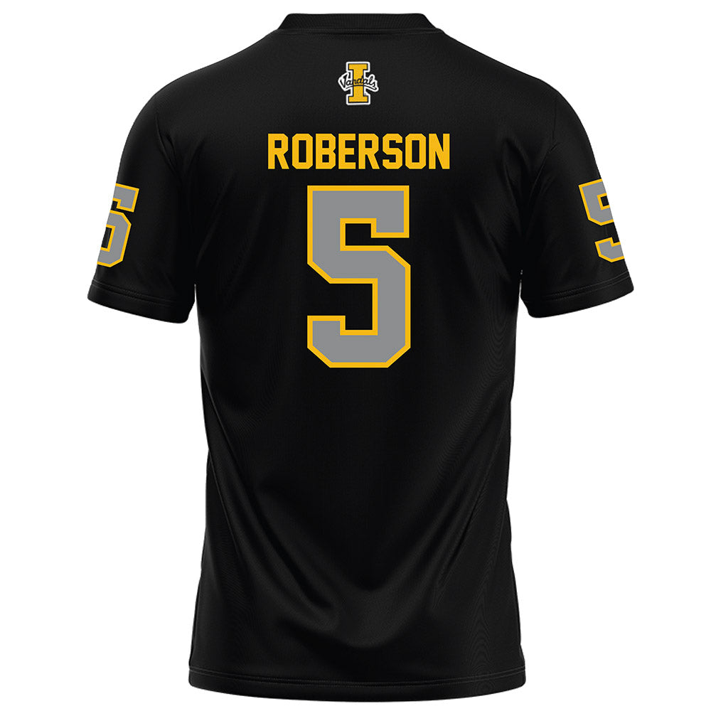 Idaho - NCAA Football : Mika Roberson - Black Football Jersey-1