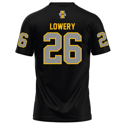 Idaho - NCAA Football : Tsiyown Lowery - Black Football Jersey-1