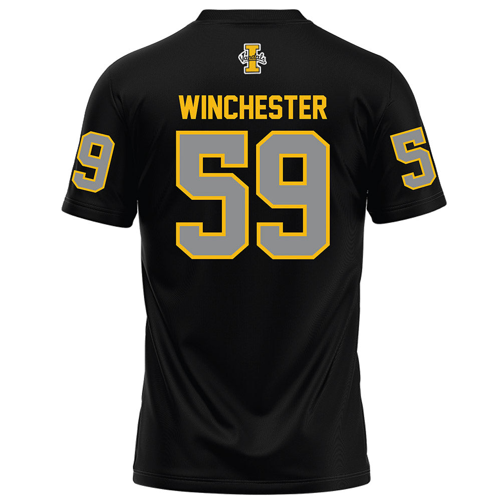 Idaho - NCAA Football : Jace Winchester - Black Football Jersey-1